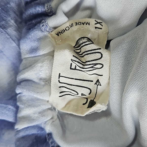 Just Found Purple & White Tie Dye Tiered Dress size 1X - Picture 5 of 10